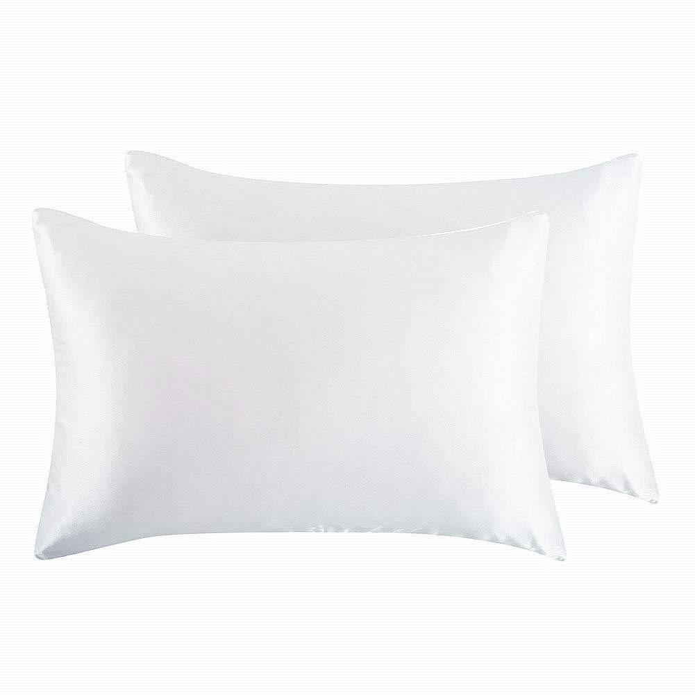 SEVLYA Satin Pillowcase — Standard/Queen (Zipper)