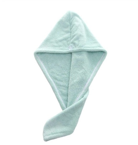 SEVLYA Microfiber Hair Towel Wrap — Quick-Dry Anti-Frizz (Button Turban)